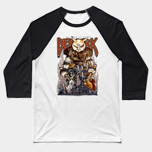 Vintage Warrior Cat My Axes So Heavy Baseball T-Shirt